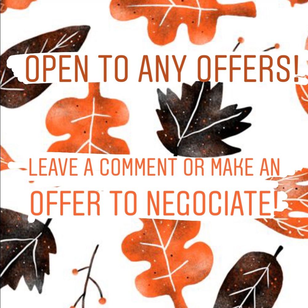 Open to offers!